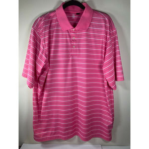 PGA TOUR Golf Polo Pink/Black/White Casual Mens XL Adult  Beautiful! EUC